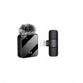 wireless lavalier microphone for mobile live streaming, compact wireless microphone for recording and audio capture
