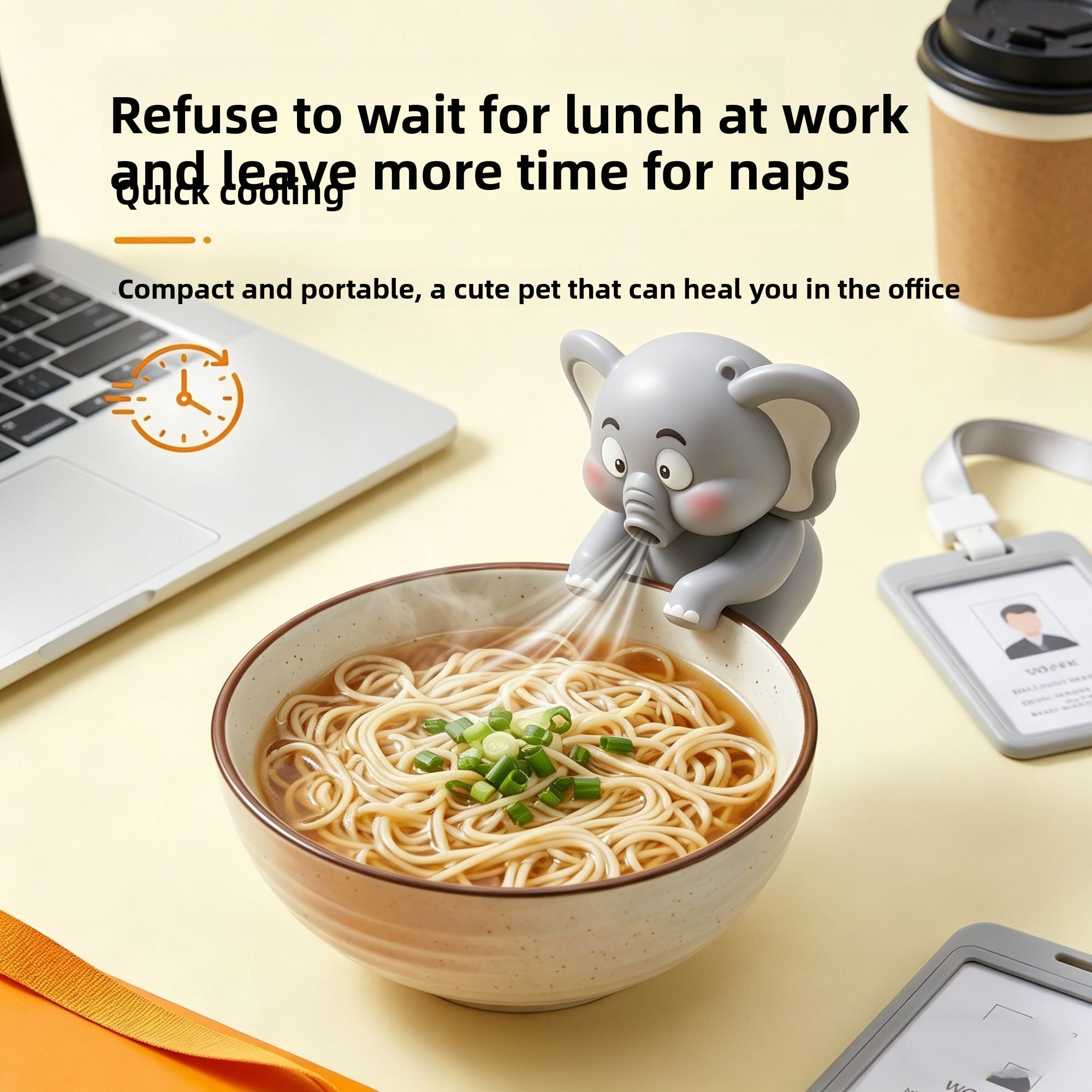 Mini Hanging USB Fan for Food Cooling