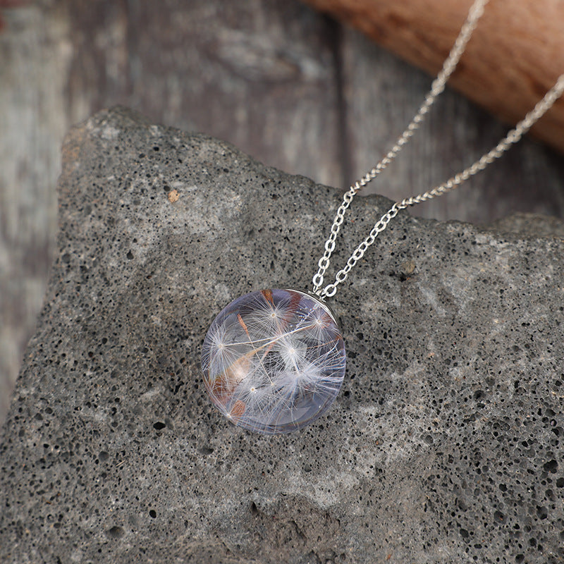 Resin Pendant Necklace