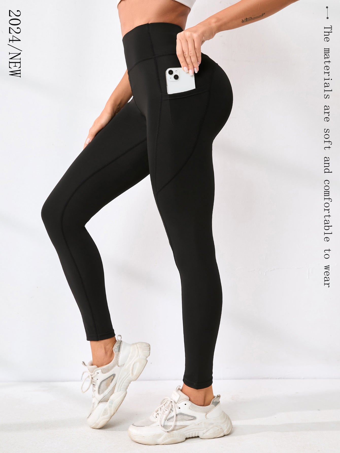 High-Waisted Yoga Sports Leggings