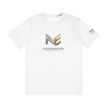 NickEinstein Metallic Logo Polyester Tee — Men's Athletic Performance Shirt