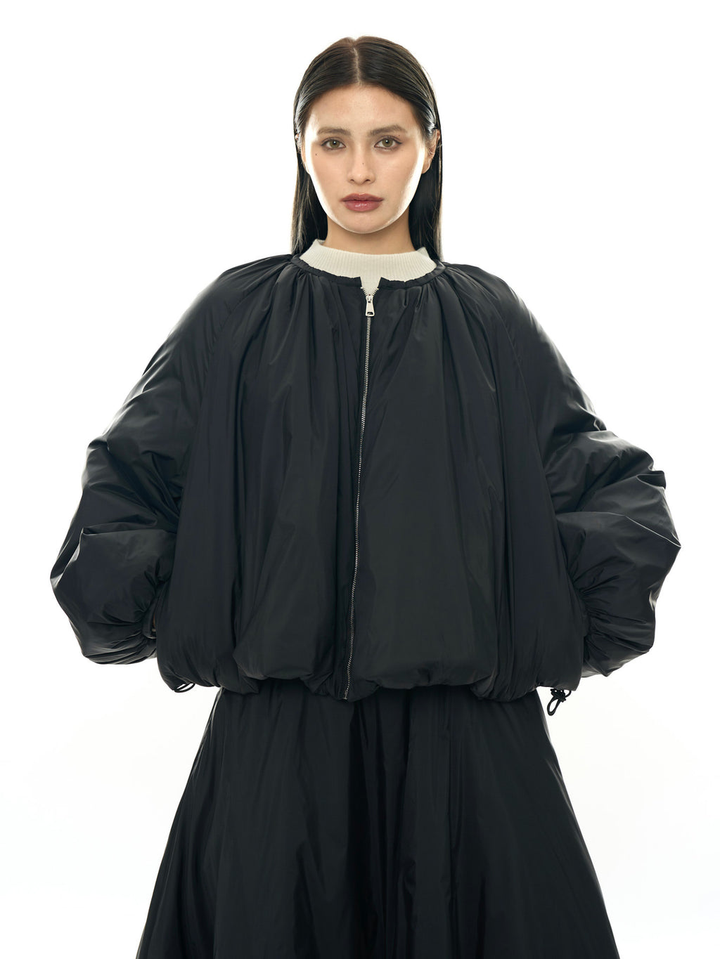 Winter Floral Cotton-padded Coat