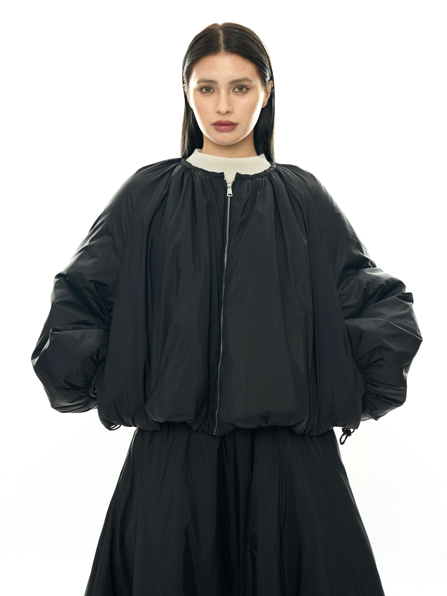 Winter Floral Cotton-padded Coat