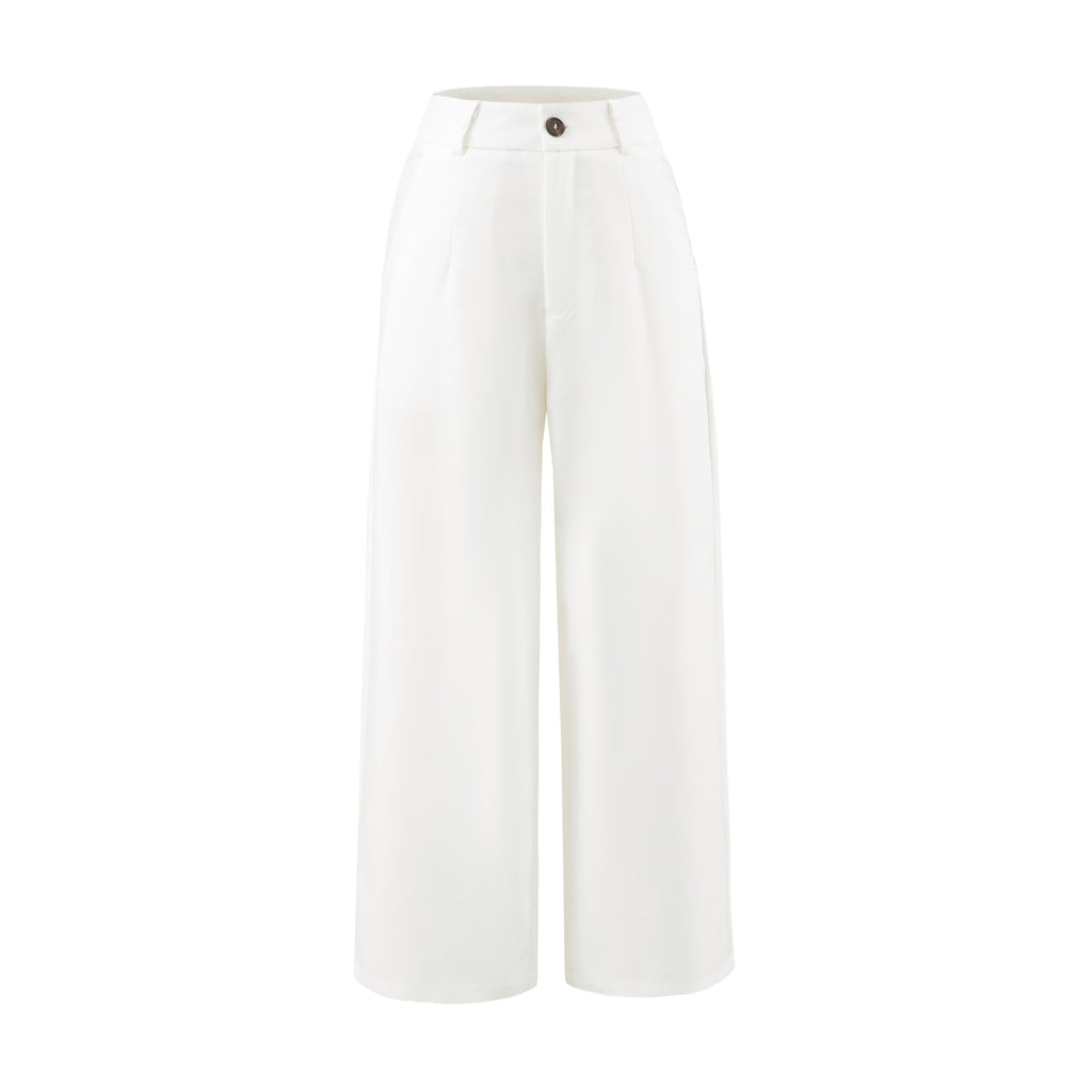 Womens High Waist Wide Leg Pants
