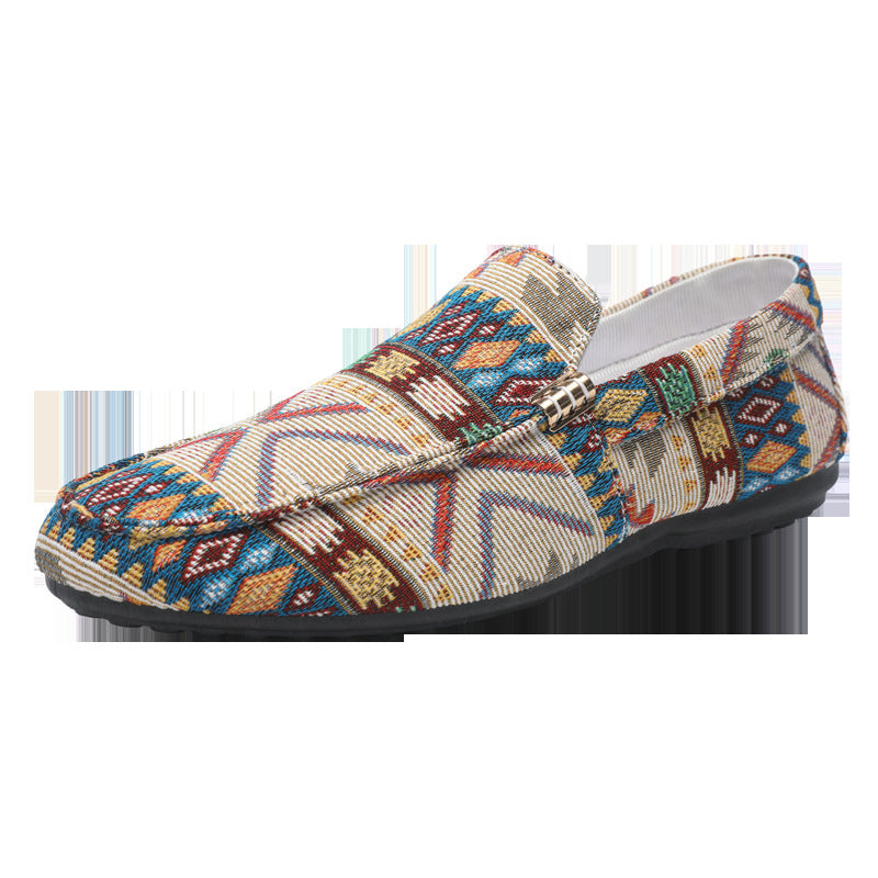 Mens Casual Slip-On Canvas Loafers