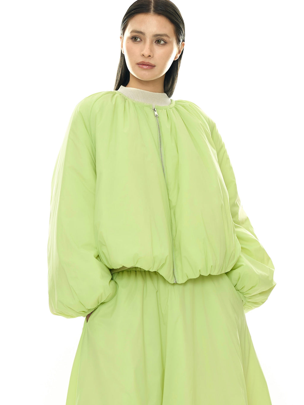 Winter Floral Cotton-padded Coat