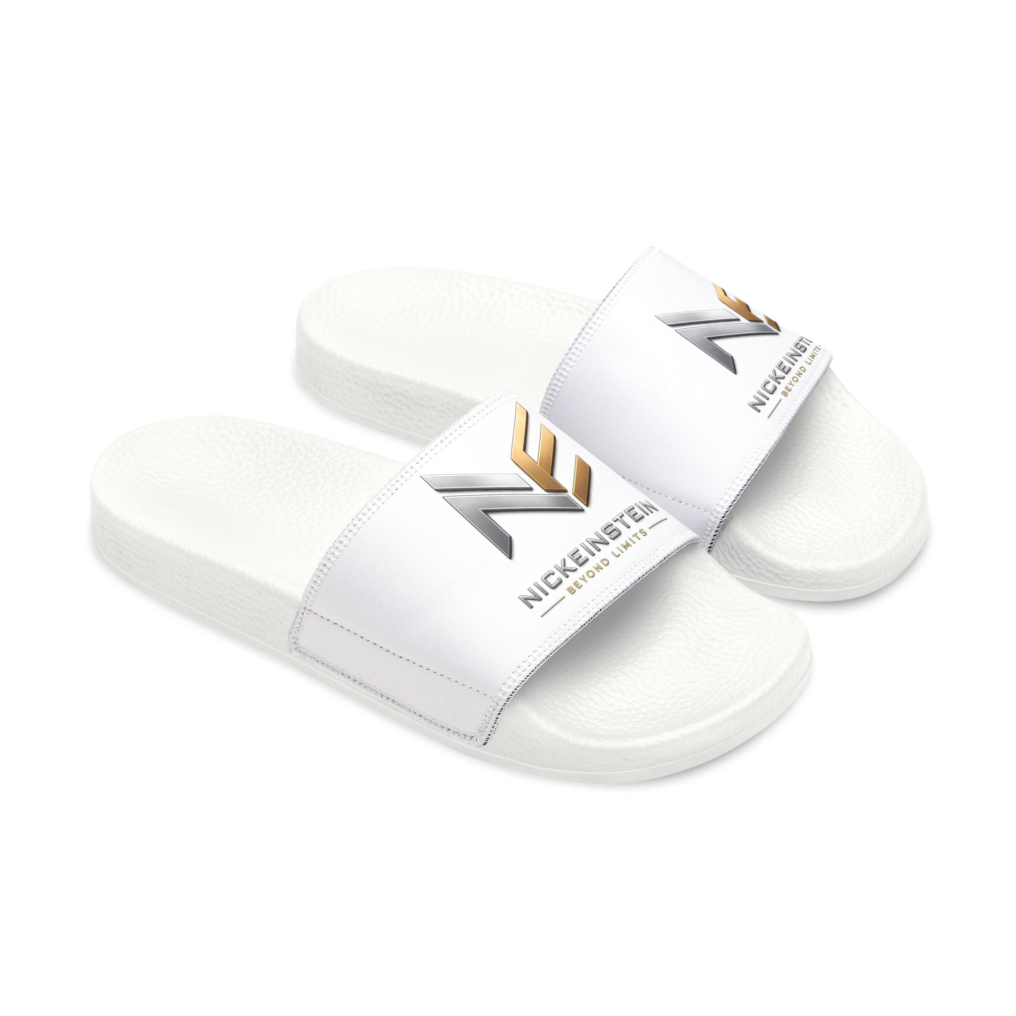 NICKEINSTEIN Premium Slides – White Edition 🤍✨