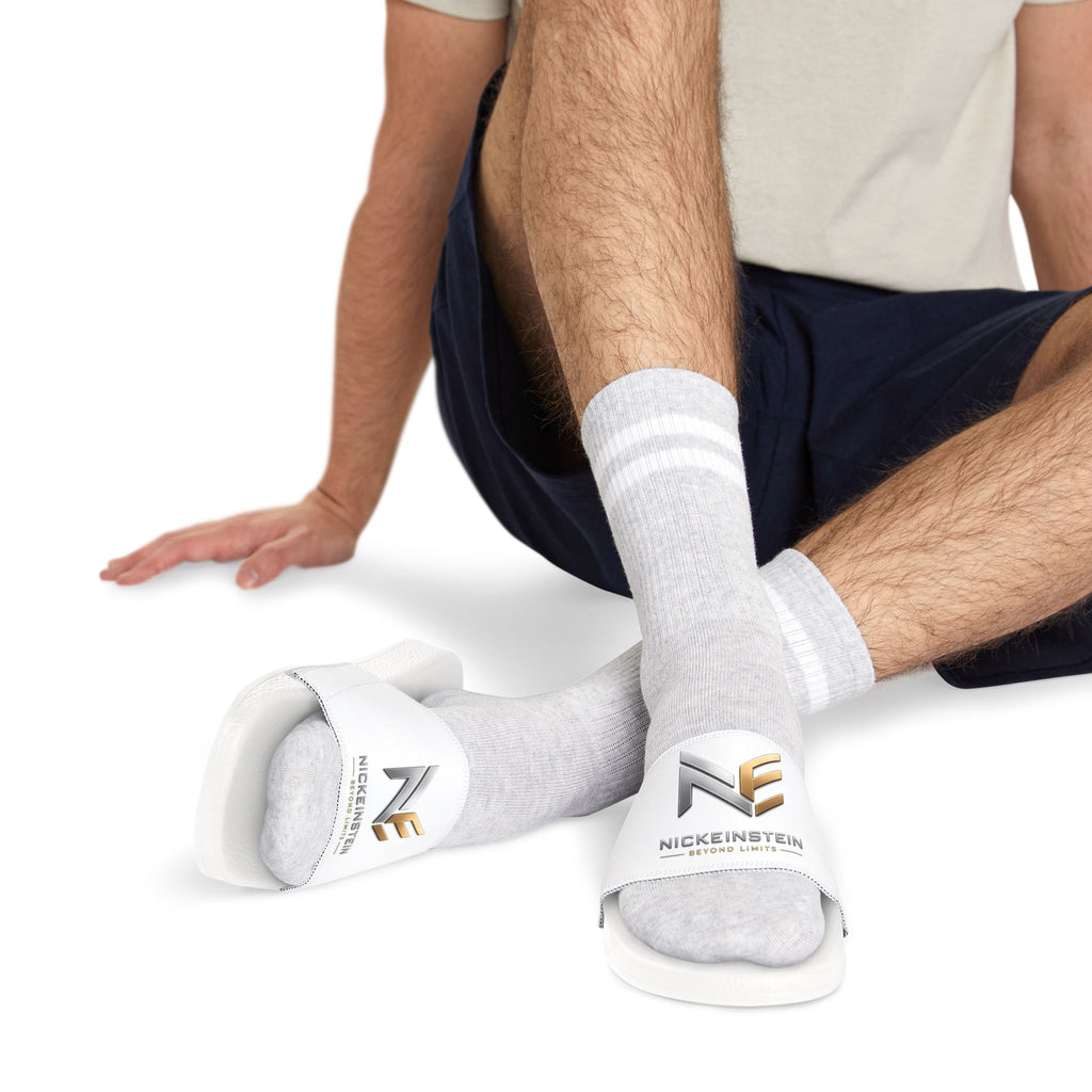 NICKEINSTEIN Premium Slides – White Edition 🤍✨