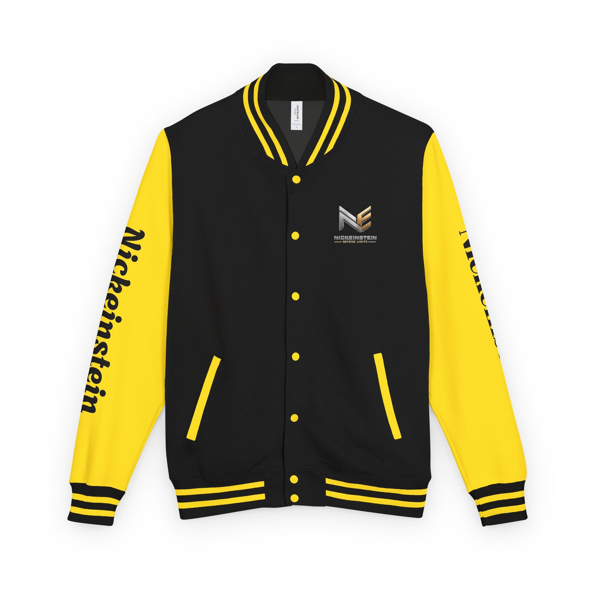 NICKEINSTEIN Premium Jacket – Black &amp; Yellow 🖤💛
