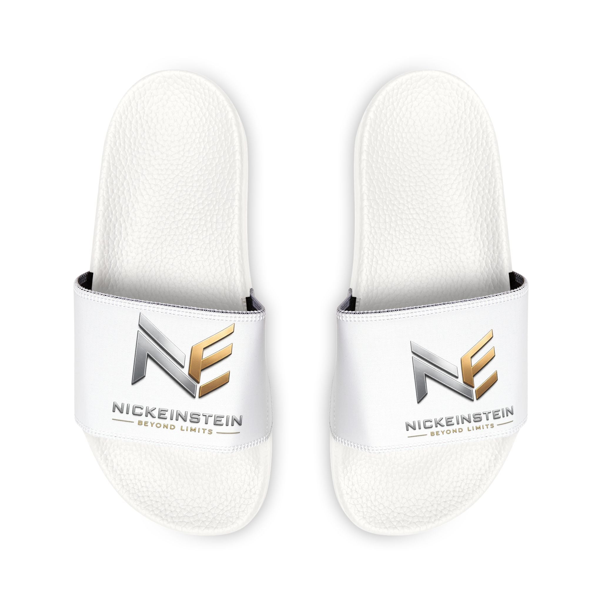 NICKEINSTEIN Premium Slides – White Edition 🤍✨