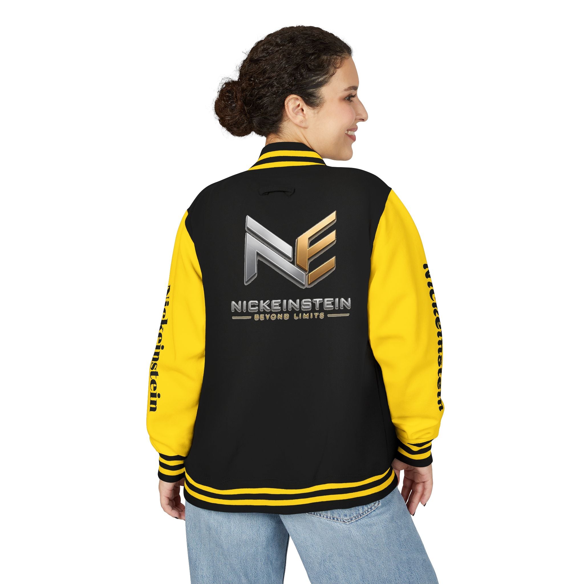 NICKEINSTEIN Premium Jacket – Black &amp; Yellow 🖤💛