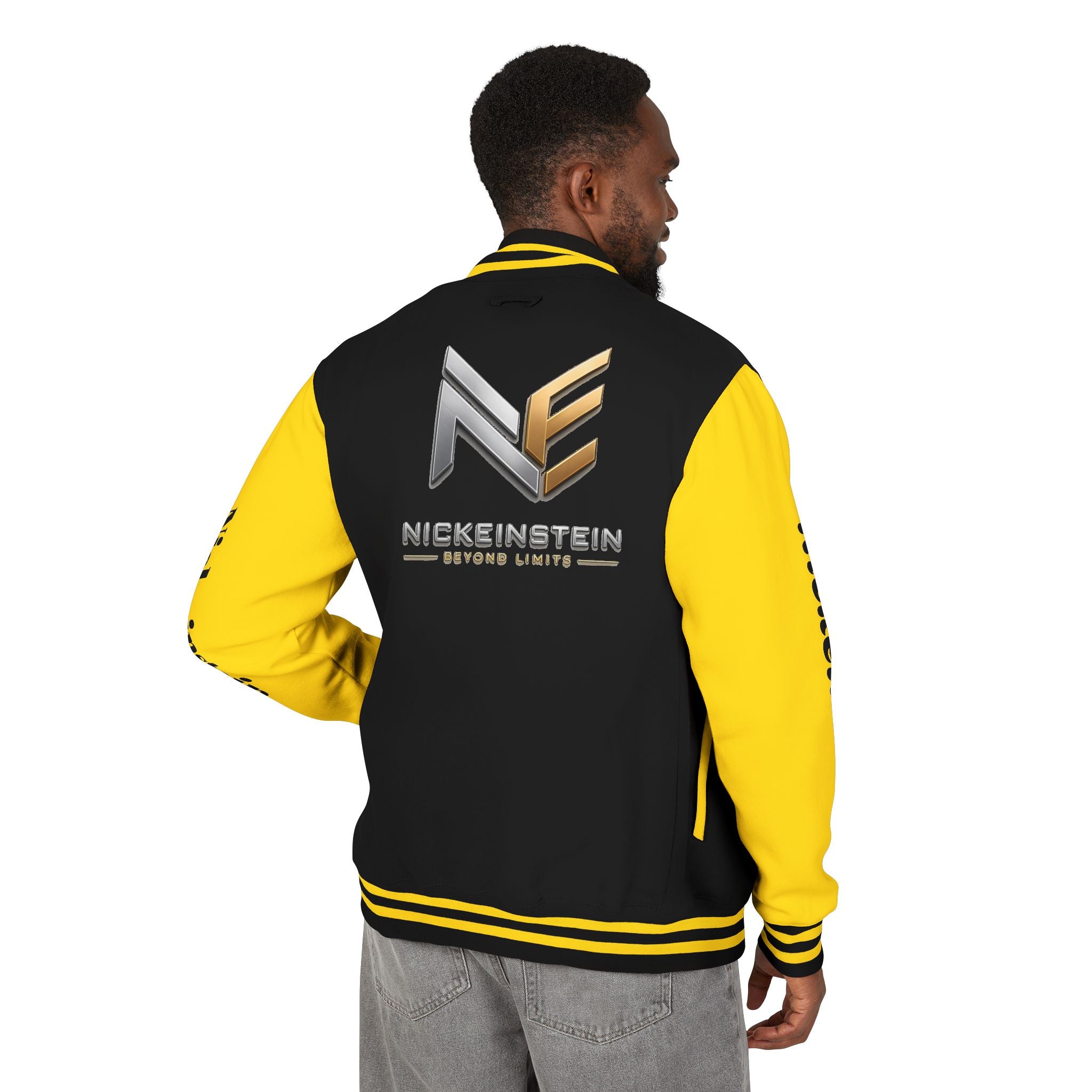 NICKEINSTEIN Premium Jacket – Black &amp; Yellow 🖤💛