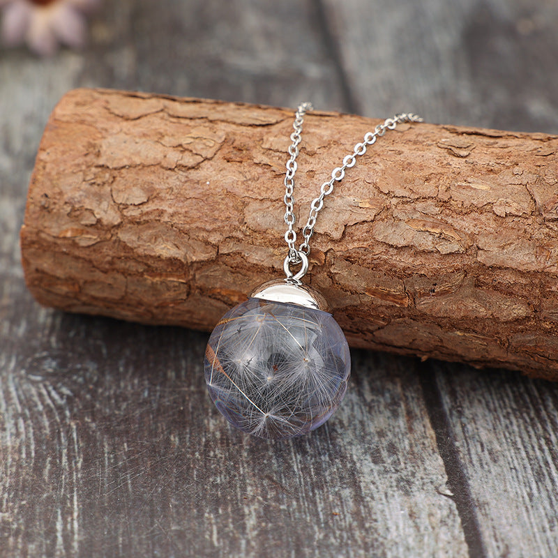 Resin Pendant Necklace