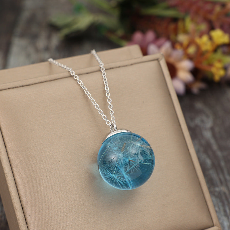 Resin Pendant Necklace
