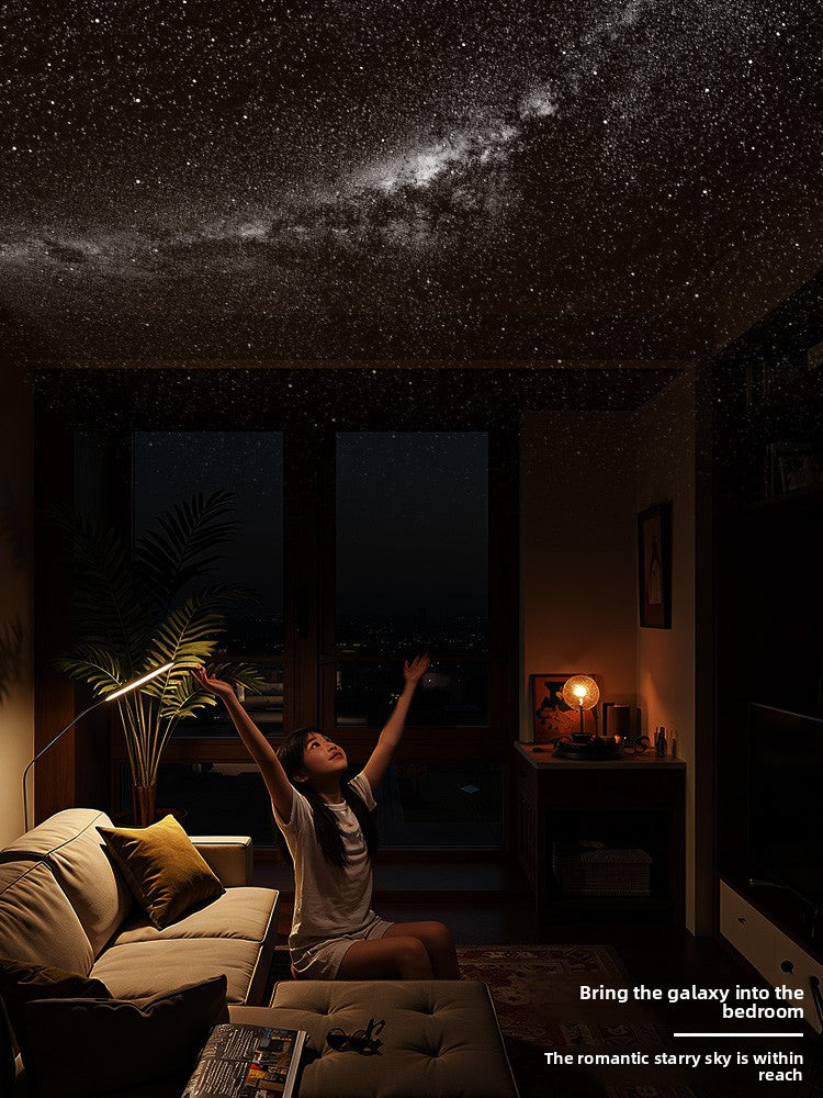 Voice Activated Star Projection Night Light with Eye Protection