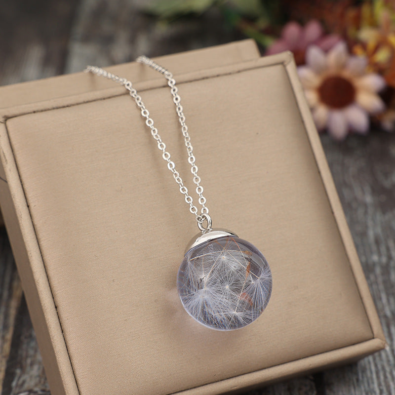 Resin Pendant Necklace